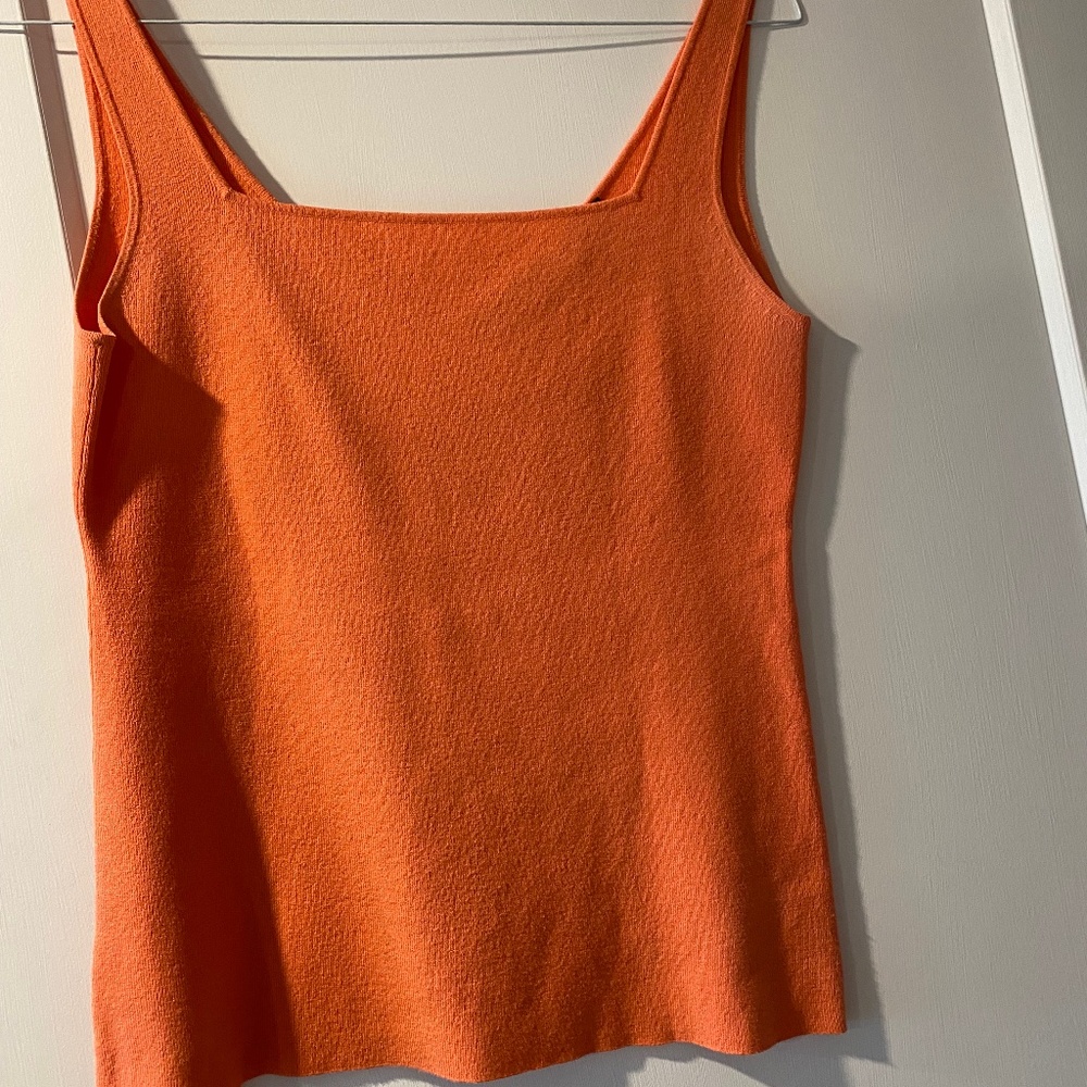 Peach knit cami/tank